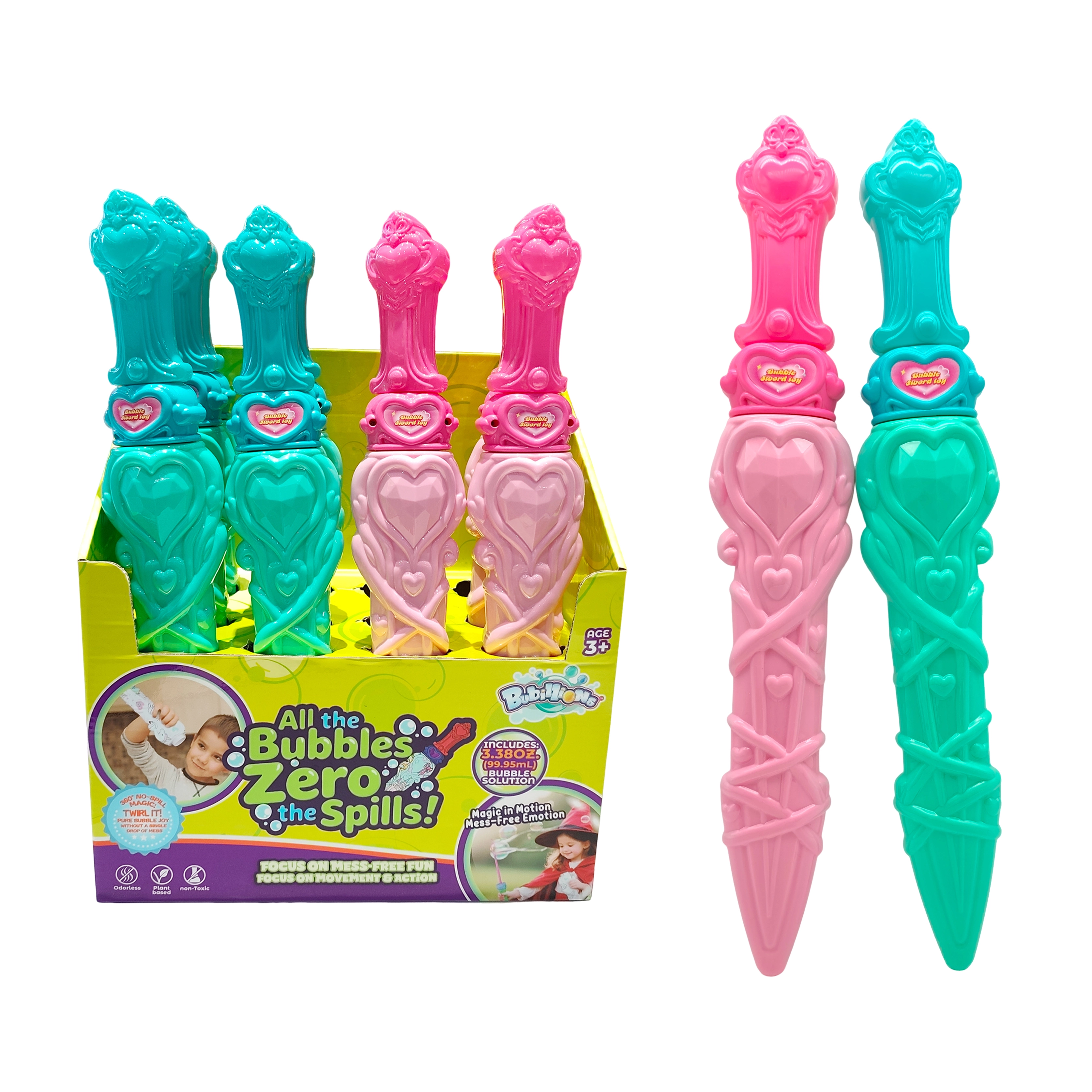 Customized Summer Beach Toys Spill-proof Magic Sword 120ml Fun Plastic Bubble Game For Boys And Girls 1