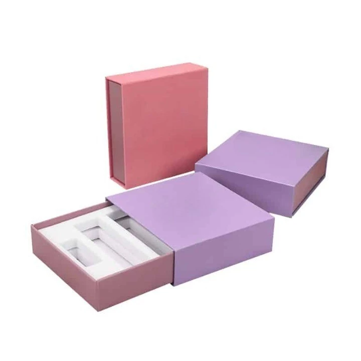 Custom Essence Gift Drawer Box with EVA Inlay for Cosmetic Sets 1