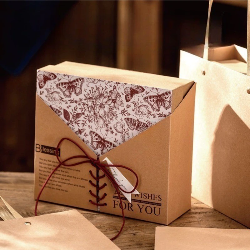 Wholesale Kraft Luxury Small Paper Gift Box Packaging With Custom Logo High Quality Eco-Friendly Cardboard Boxes 1