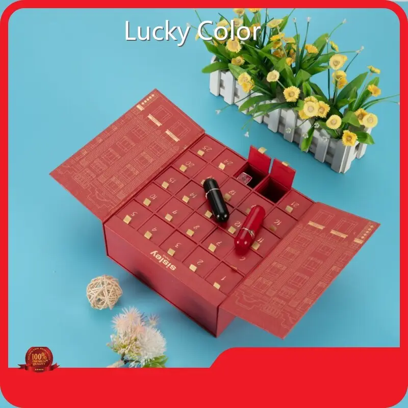 Blank Advent Calendar Box Lucky Color CMYKfactory 1