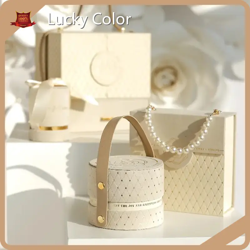 Hot Cylinder Shipping Boxes Customized Lucky Color Brand 1