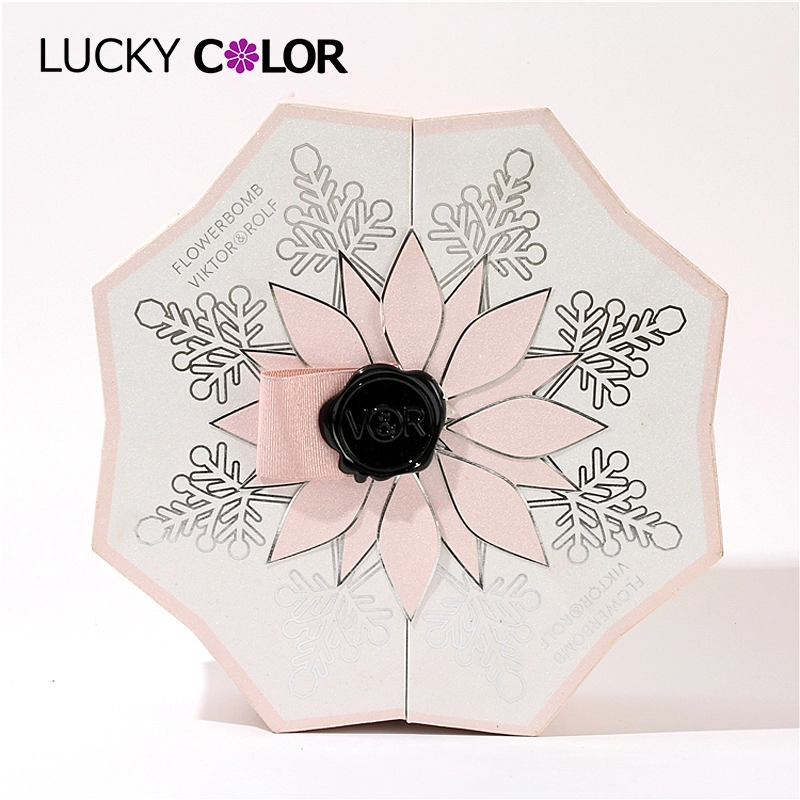 Luxuriöse Verpackung mit individuellem Logo, achteckige Box aus Pappe, Souvenir, Verlobungsgeschenk, Schmuck, Parfüm, Papier-Display-Box-Verpackung 1