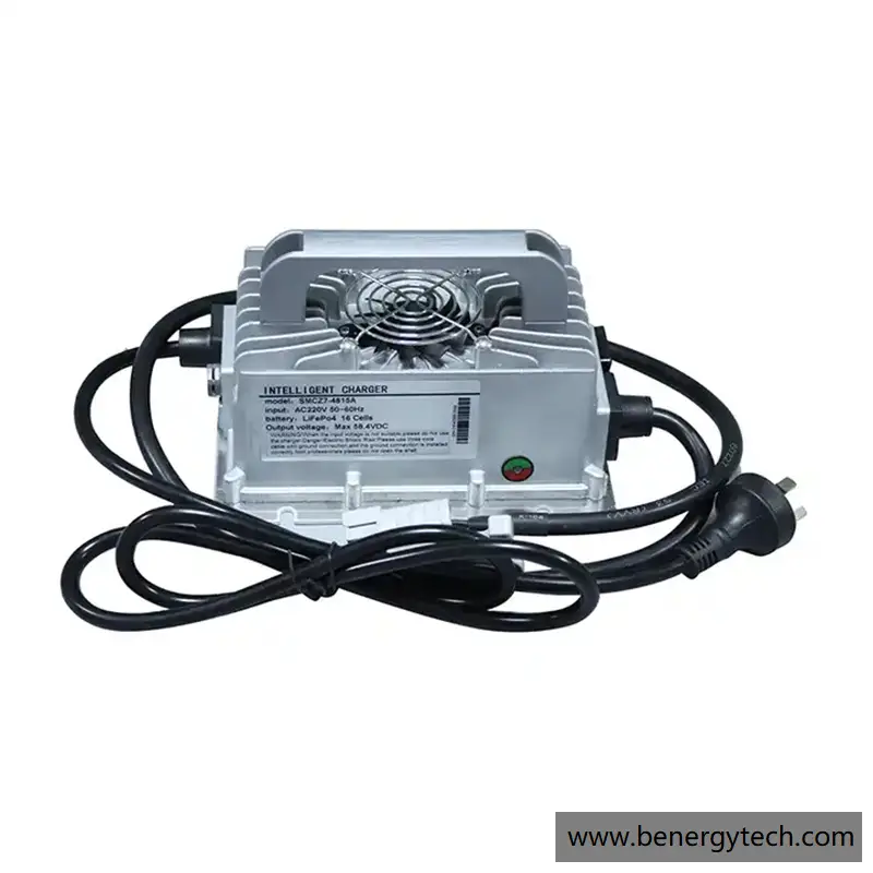 48V 15A Lithium Ion Battery Charger For Golf cart, forklift, electric bicycle battery 1