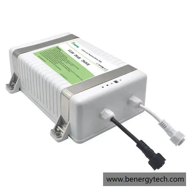 Lifepo4 incluye una batería de farola solar de 12V 40AH para farola solar de 20W 30W 60W 1