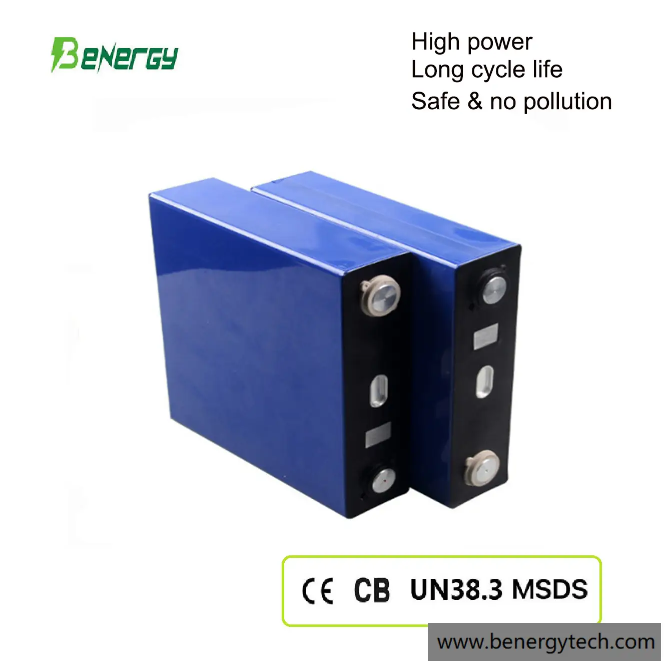 Bateria de alta capacidade Lifepo4 de célula prismática recarregável 3.2V 314AH 1