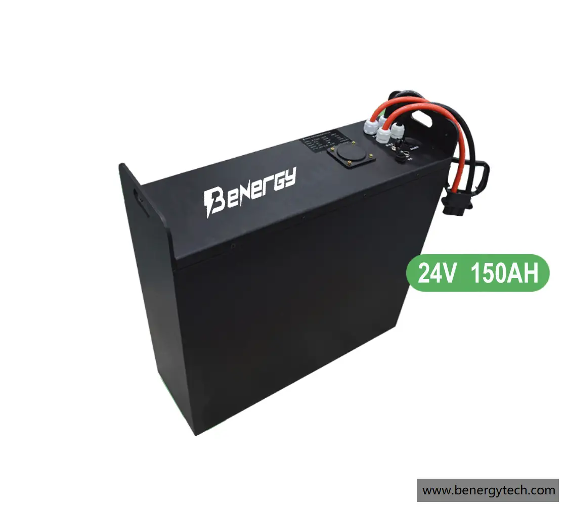 Forklift Lithium Battery 24 Volt 150AH for electric pallet stacker 1