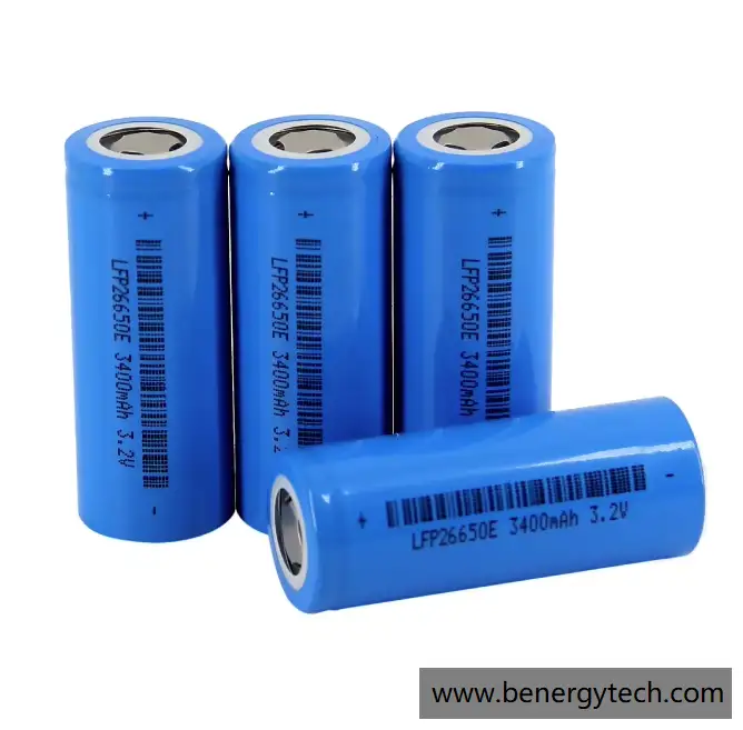Rechargeable Lithium Cylindrical Cell 3.2V 3400mAh 1