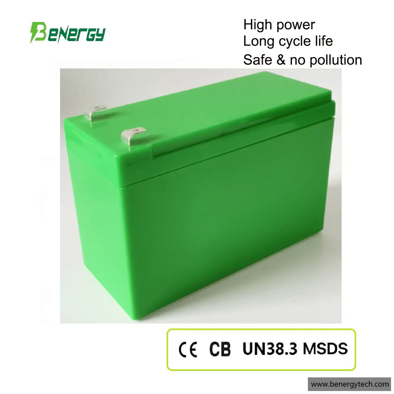 Batería de iones de litio ultra segura recargable de 12 V y 8 Ah para pesca en hielo con sonda 1