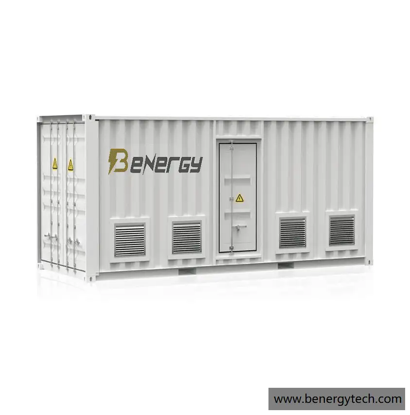 Batterie solaire hybride du conteneur 1MWH du système de stockage d'énergie de 20 pieds 1000kwh 500kw 1