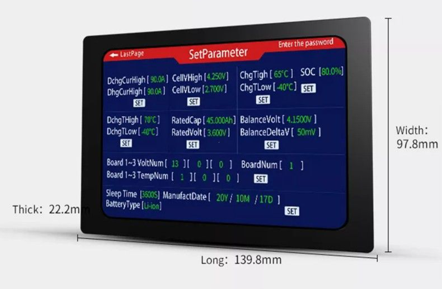 Lithium Battery Pack indicator to show battery pack SOC 3