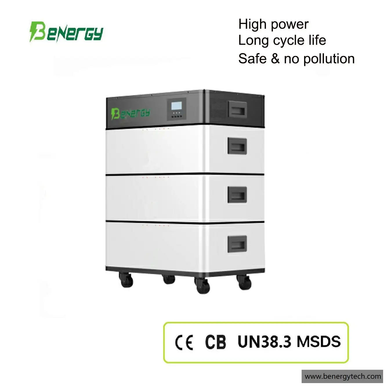 Bateria 51,2V 300AH 15,36KWH do sistema EES/UPS/solar Lifepo4 do agregado familiar 1