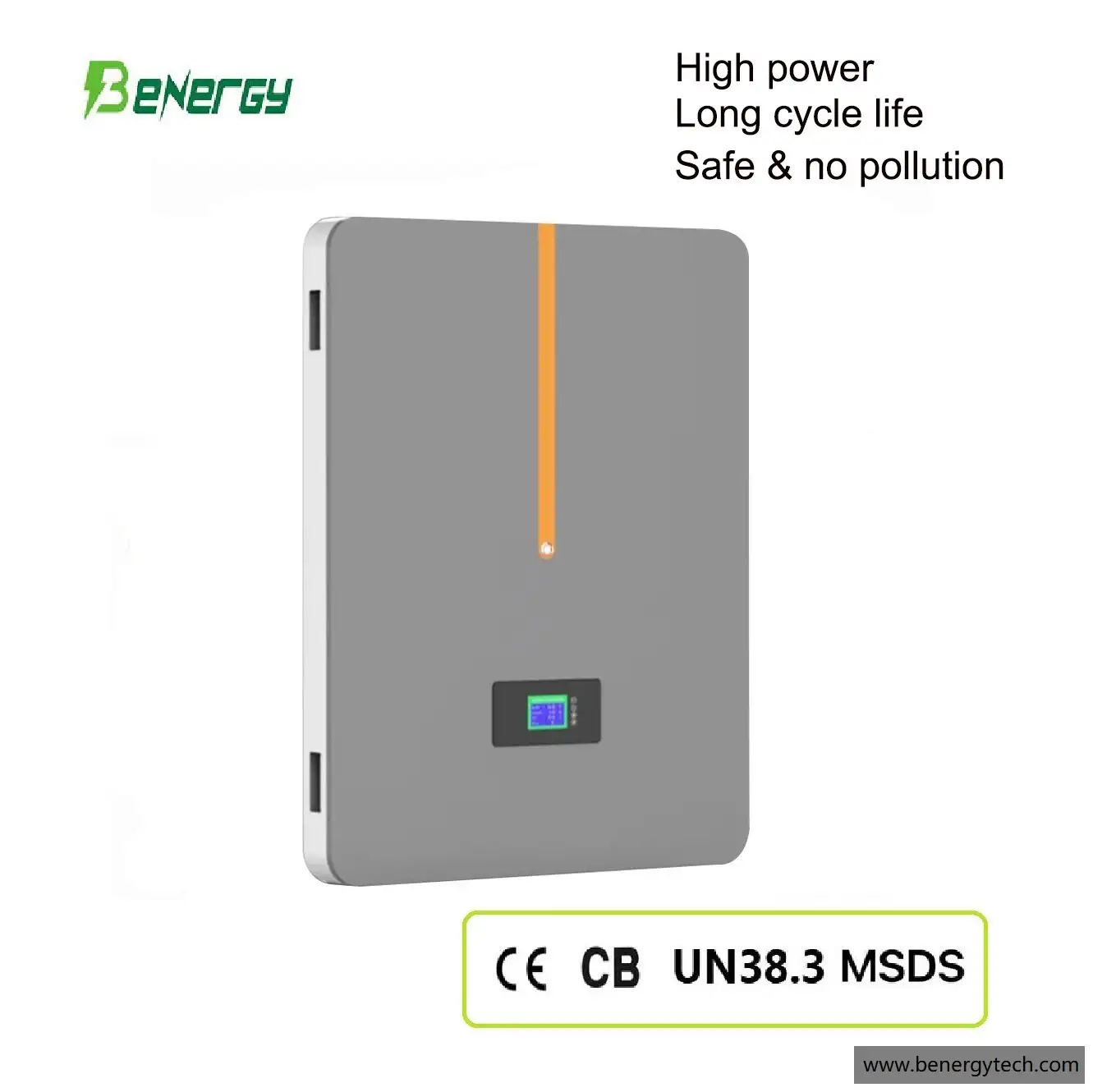 Batería Lifepo4 montada en la pared 51.2V 184AH 9.42KWH 1