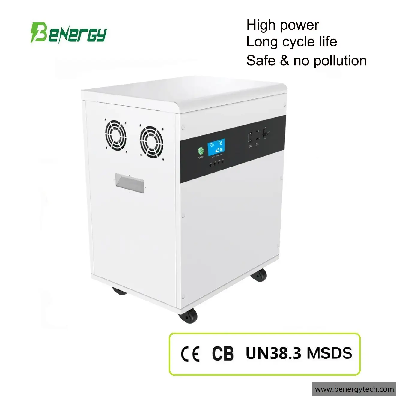 Lithium Ion Battery Off Grid All In One Energy Storage Sytem AC 2KW Inverter 2.56KWH Battery 25.6V 100AH 1