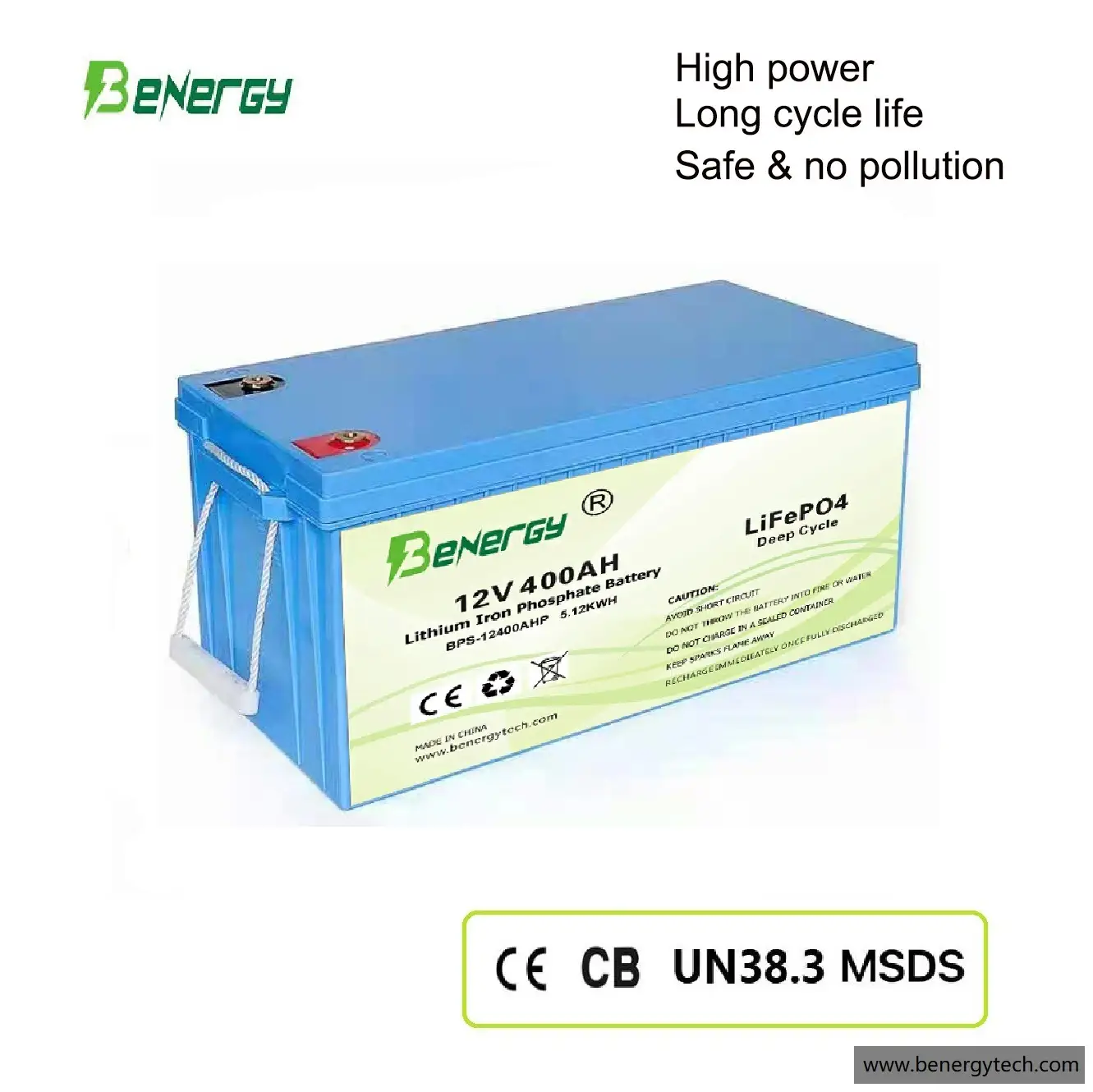 Lifepo4 Battery 12V 400AH  For RV E-Boat Solar System Replace lead acid battery 1