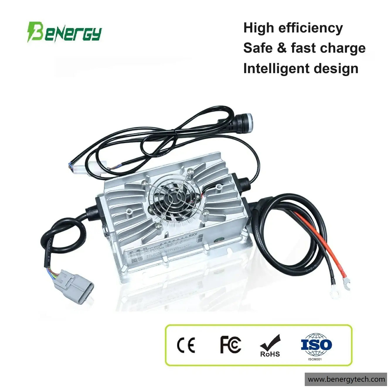 Cargador de batería Lifepo4 de 48V 25A 58,4V 25A Cargador de batería de carretilla elevadora de carrito de golf 1