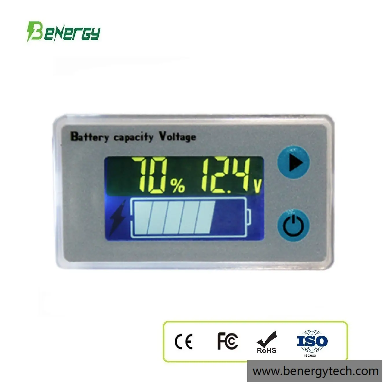 Indicateur LCD pour batteries au lithium Indicateur SOC 1