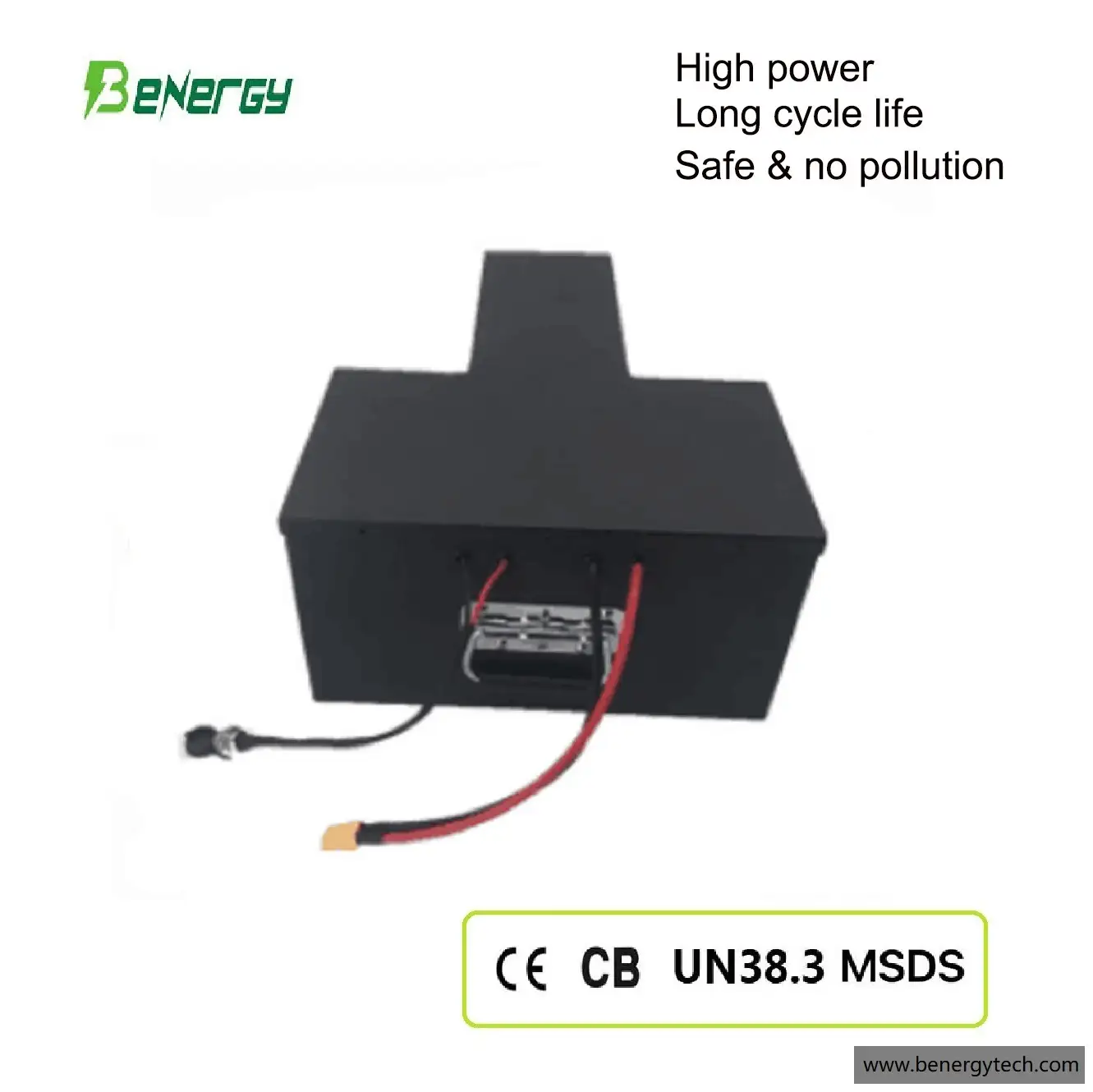 72V 60AH T Shape Lithium Battery Pack for Electric Vehicles 1
