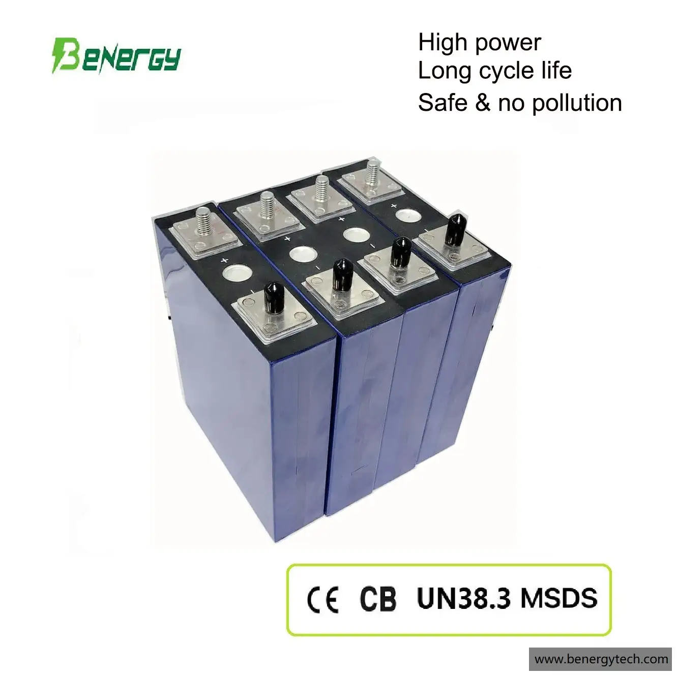 Lithium Battery 3.2V 50AH Prismatic Lifepo4 Cell 8C Discharge 1