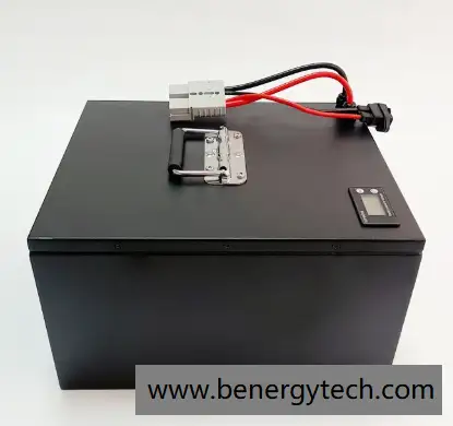 Bateria de lítio de alta potência 72V 40Ah 50Ah 60Ah para barco elétrico AGV navio marinho 1