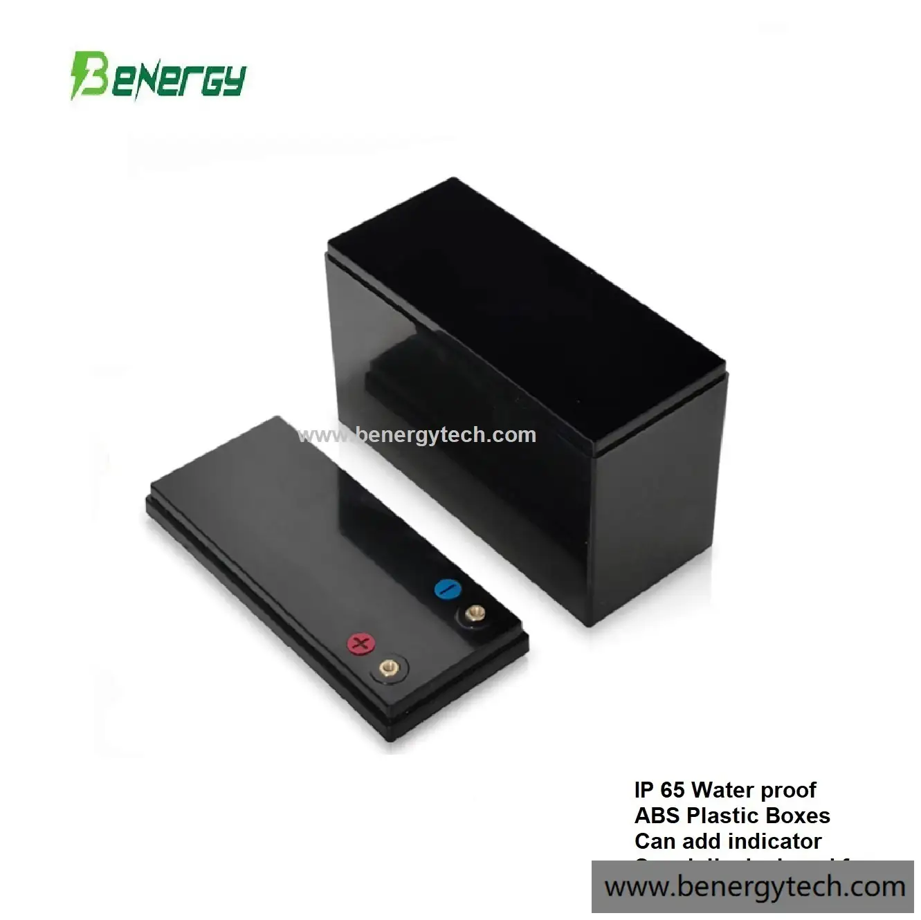 Plastic Lithium Battery Box Cabinet for 18650 26650 Battery Pack for 12V 6AH, 7AH, 8AH 24V 4AH 1