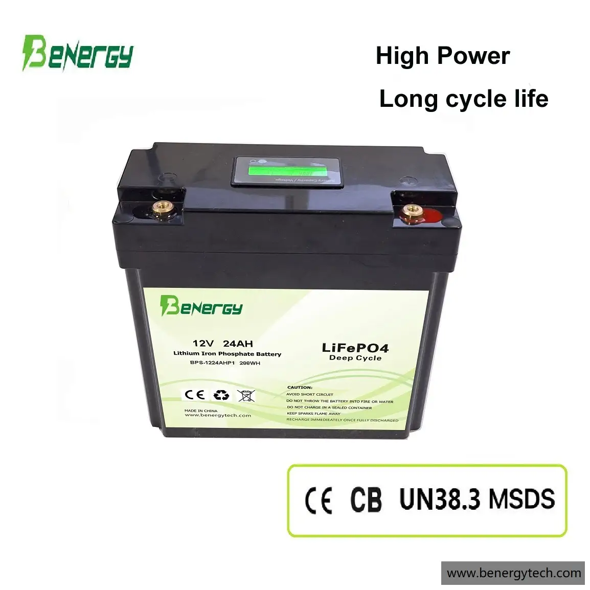Fast charging Lithium Battery 12V 24AH for UPS Solar System Fish outdoor lights 1
