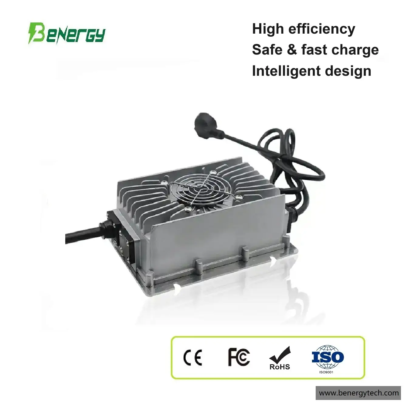 24V 15A Smart Charger for Lithium & Lead Acid Batteries – Fast Charging Power Adapter 1