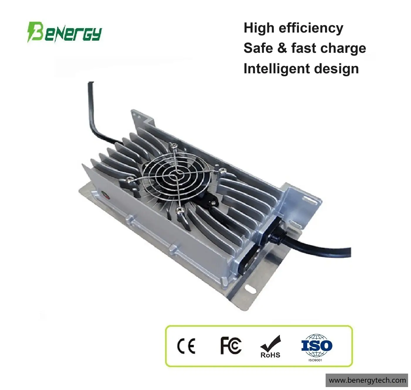 72V 18A IP67 Waterproof Electric Vehicle Charger, 1400W Fast Charger for Electric Tricycle, Rickshaw, AGV 1