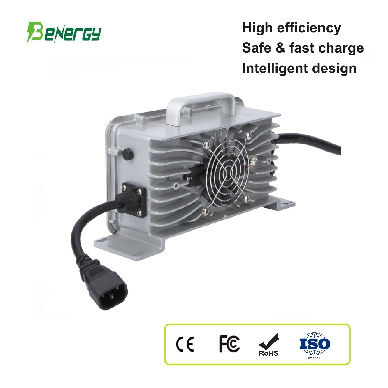 12V 30A Smart Battery Charger for Lithium & Lead Acid Batteries - Fast Charging, Waterproof IP65, Universal Compatibility 1