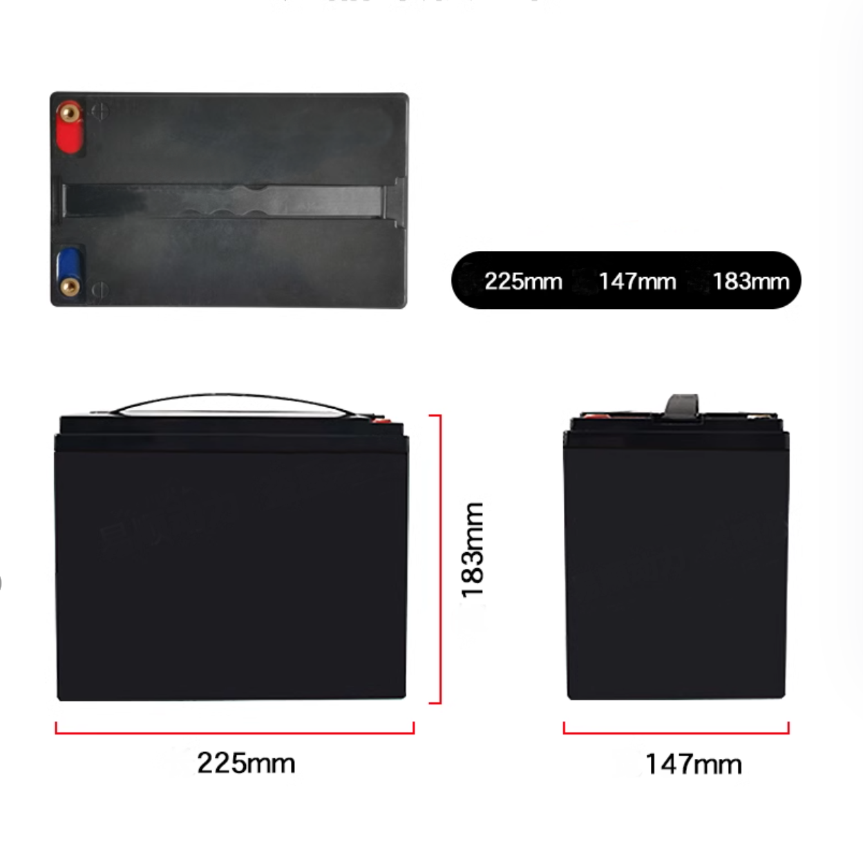 Long cycle life 12V 54Ah Lithium Battery for Solar Systems, UPS Backup & Electric Vehicles 3