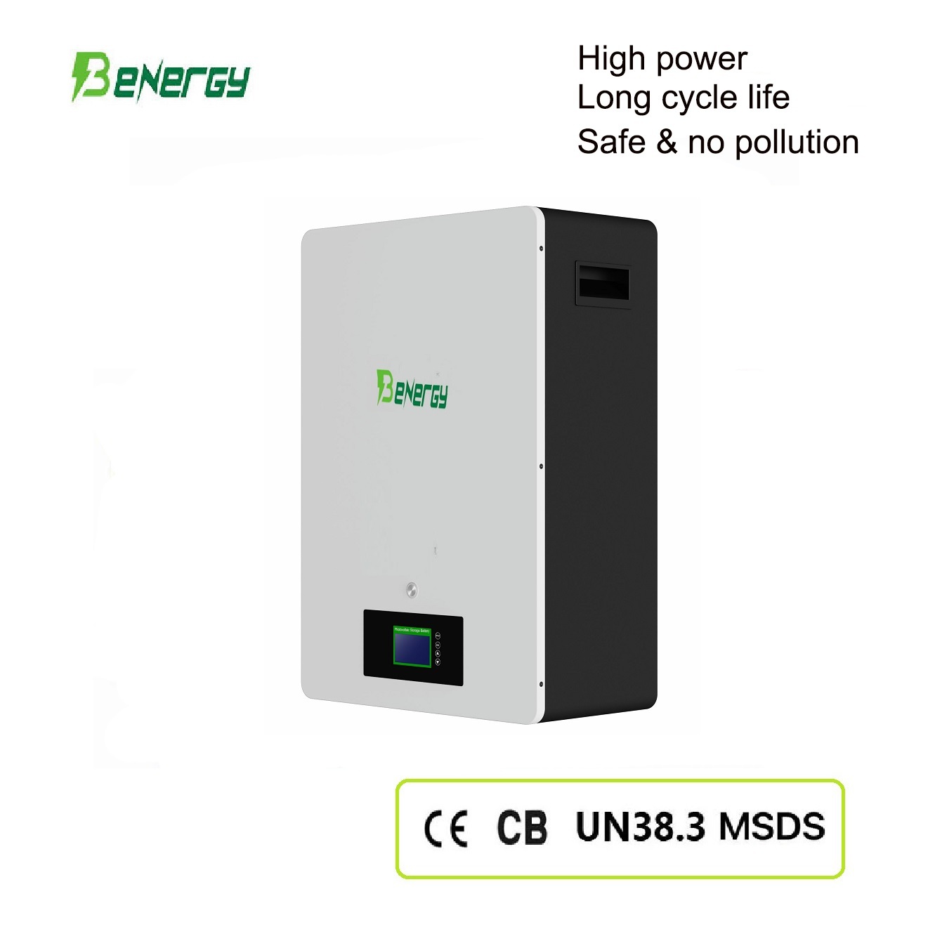 48V 100Ah (5kWh) LiFePO4 Wall-Mounted Solar Battery - Home Energy Storage System 1