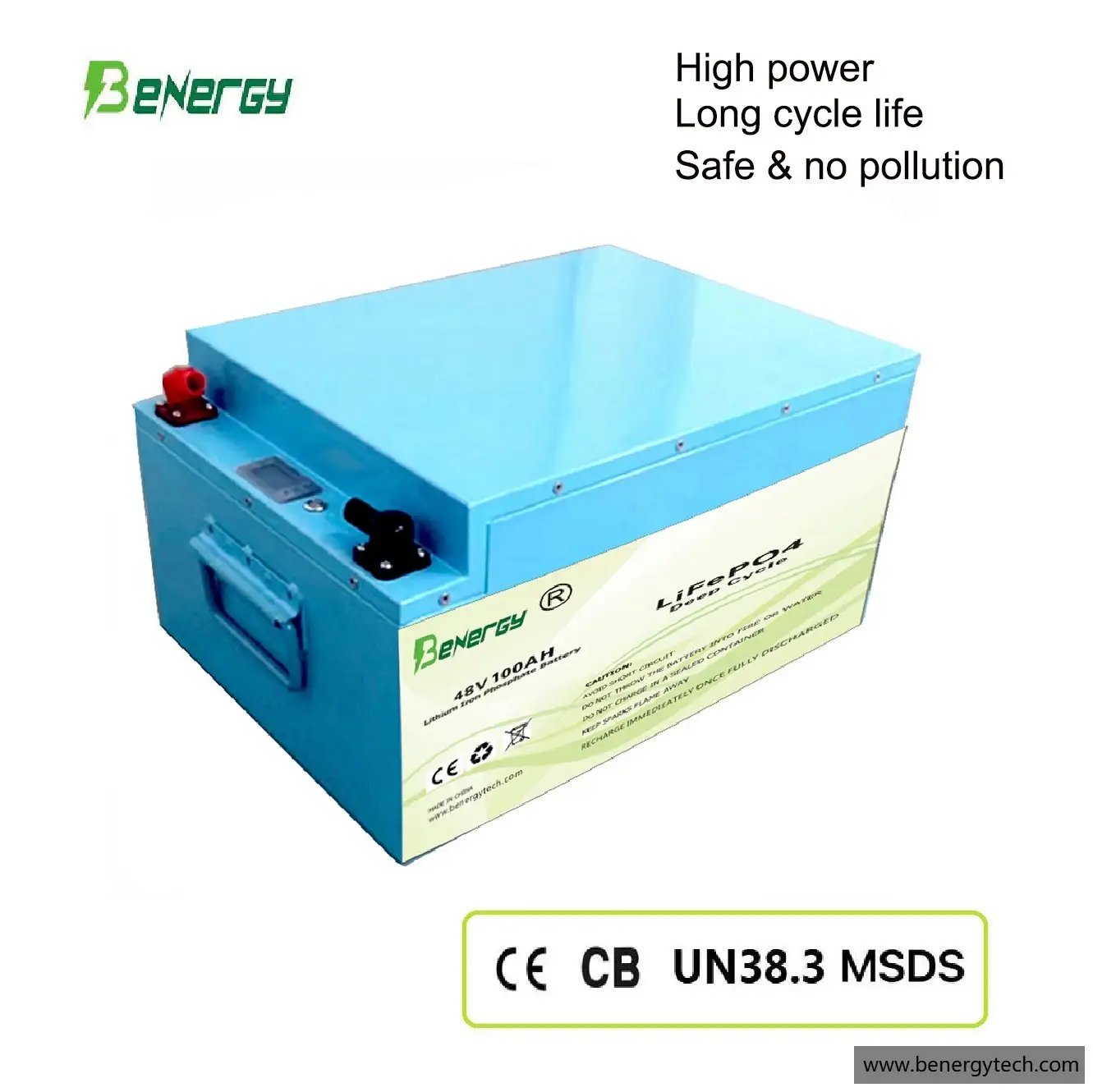Литиевая батарея 100 Ач 48 В для электромобилей Golf Cars, внедорожников, LSV и AGV 1