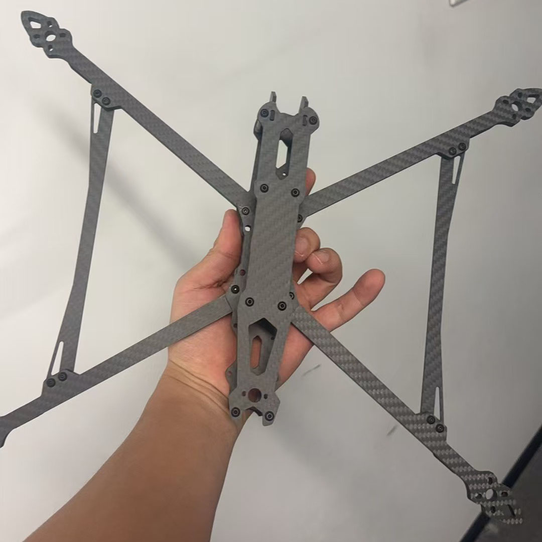 CNC Machined Carbon Fiber Drone Wing Frame | Custom DIY UAV Parts | F&Q ...