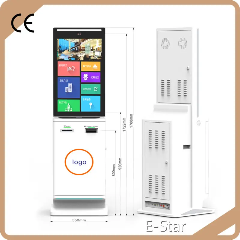 Self Service Check in Kiosk Hotel Multi-Language/Customized - - E-Star 1