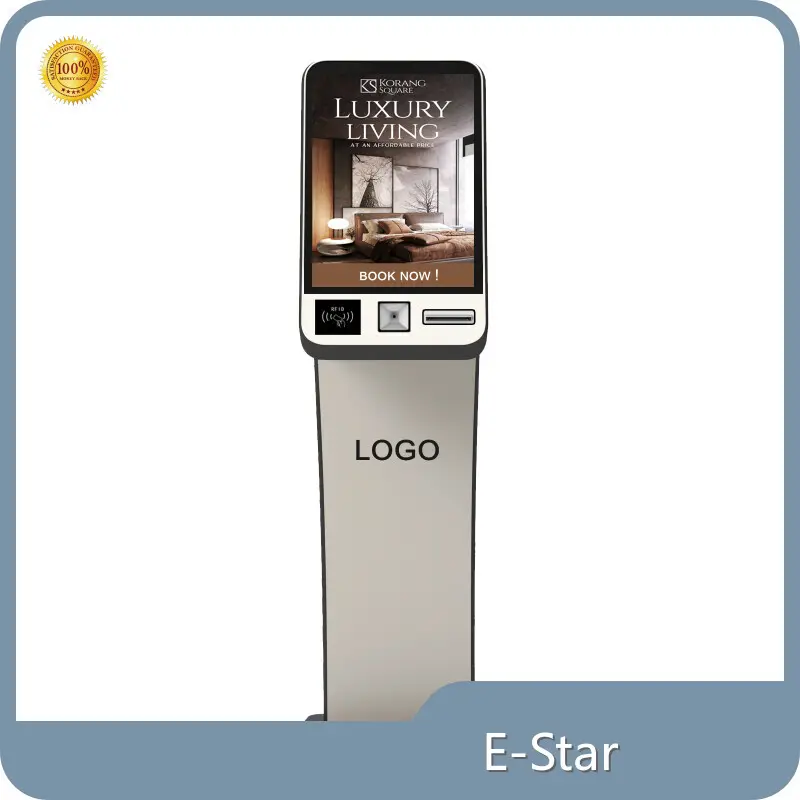 Self Service Check in Kiosk Hotel Glass by E-Star 1