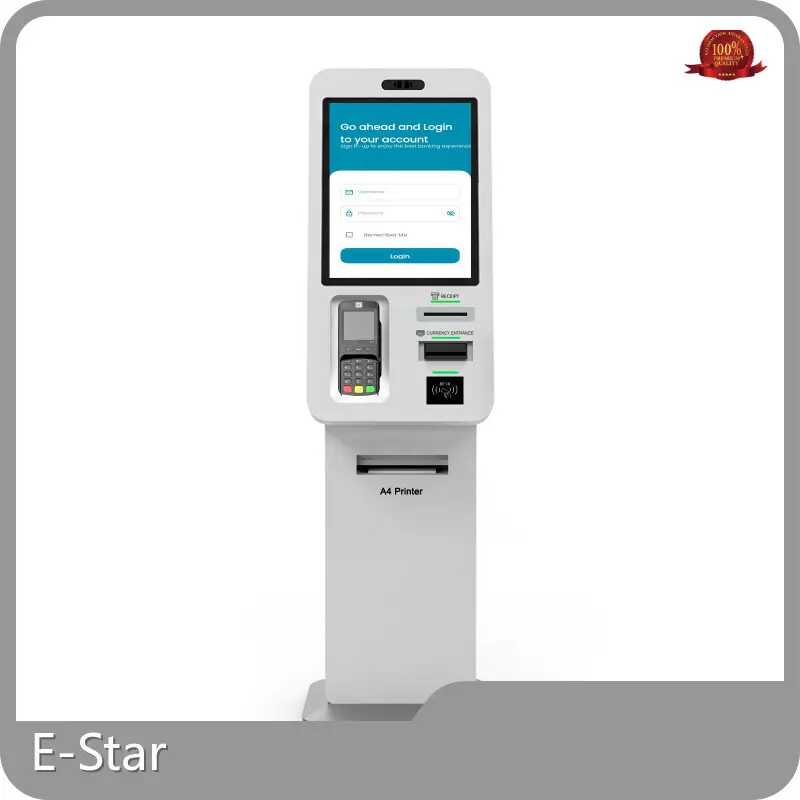 Library Self Checkout Kiosk LED - - E-Star 1