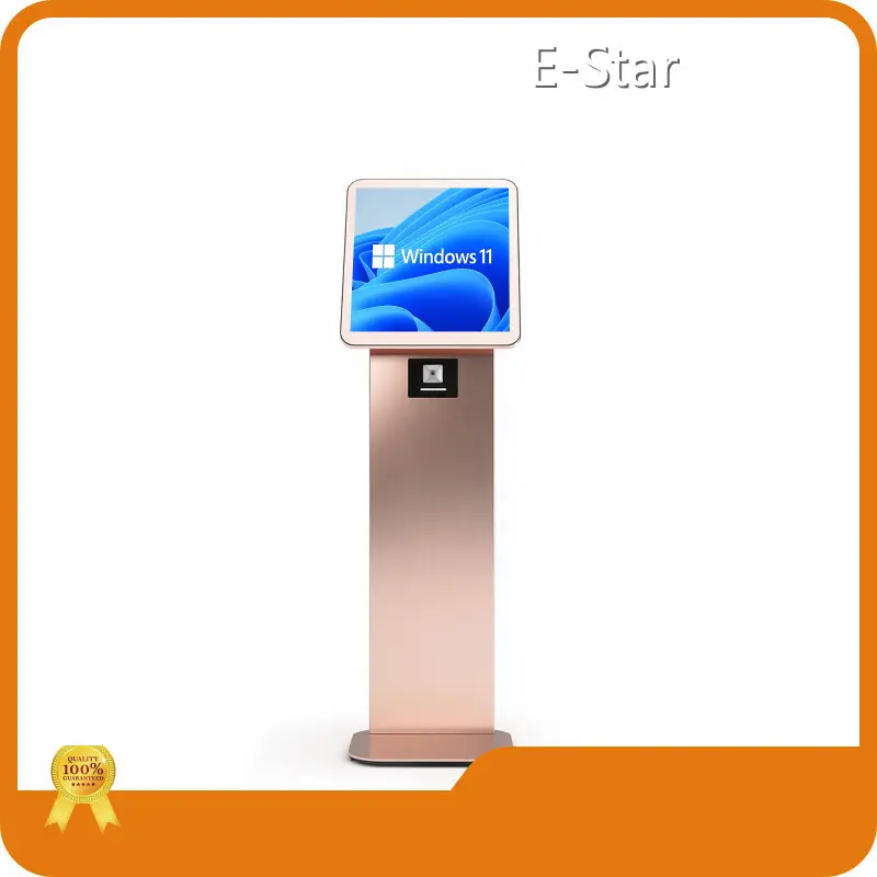 Hotel Self Service Kiosk Floorstanding Stand - - E-Star 1