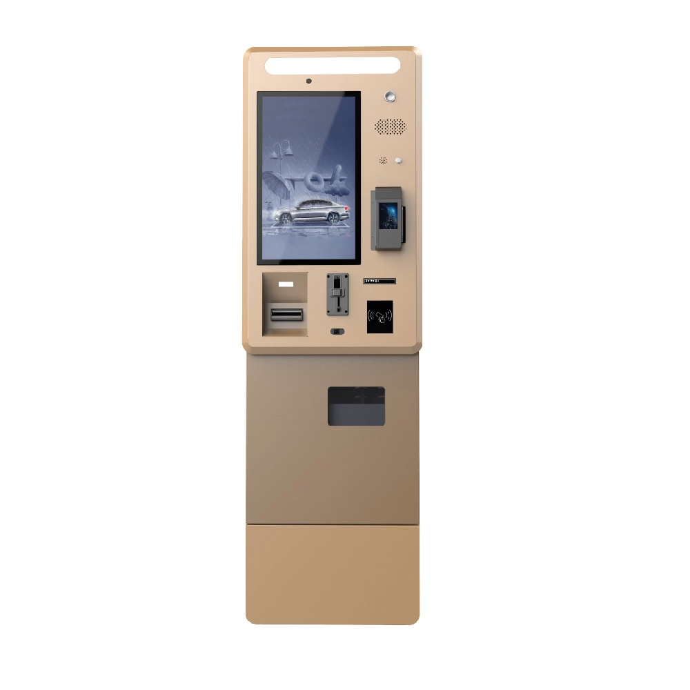21.5 Inch Self Service Parking Payment Kiosk, Car Park Ticket Machine 1