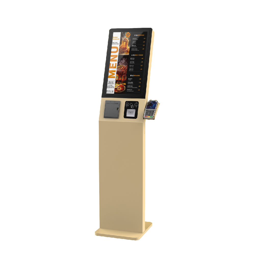 Machine de commande en libre-service debout, kiosque en libre-service pour restaurant 5