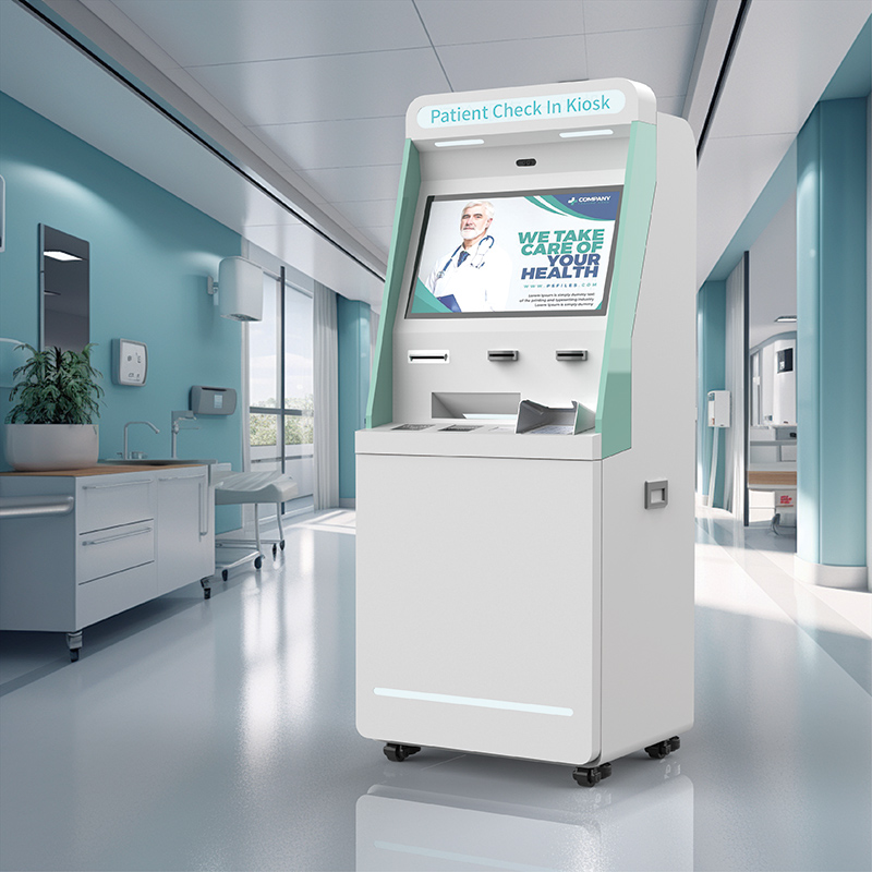 Kiosque d'enregistrement des patients/kiosque d'hôpital, machine intégrée pour patients ambulatoires d'hôpital 5