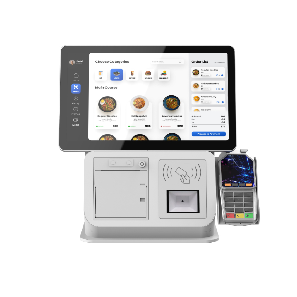 Terminal de point de vente de bureau tactile et durable de 15,6 pouces – Maintenance réduite et haute efficacité¹ 4