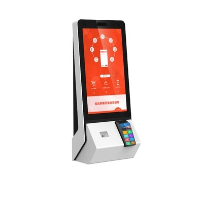 Kiosque d'atmosphère de bureau de 24 pouces avec le lecteur de cartes automatique/manuel pour la carte de débit/crédit 3