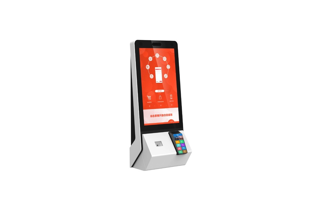 Antistaub-Innenkassen-Kiosk, der sehr gut auf den QR-Scanner für Kreditkarten reagiert 5