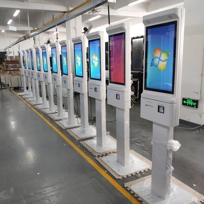21,5 Zoll-Selbstauscheckservice-Auftrags-Zahlungs-Kiosk-Touch Screen für Kettenladen/Restaurant 4