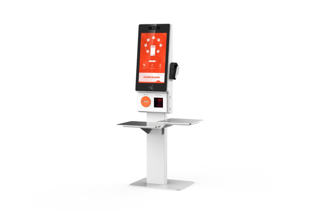 27-Zoll-Selbstzahlungs-Kassen-Kiosk-Bildschirm-Supermarkt-Werbedisplay 1