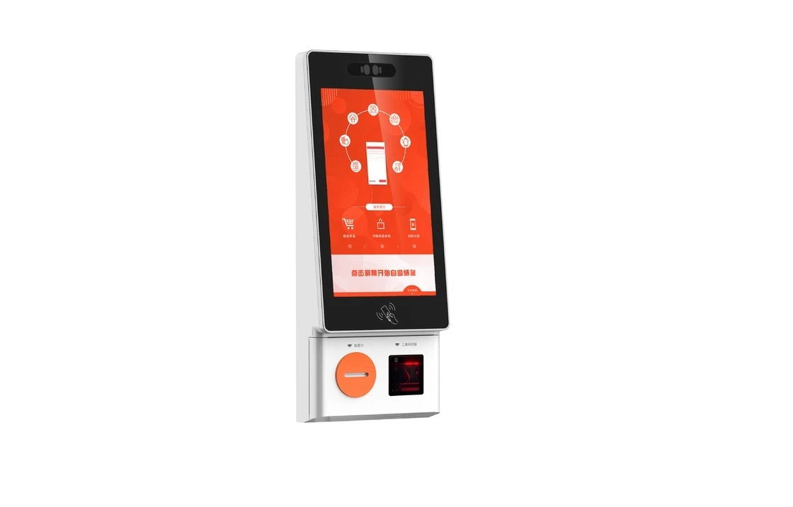 Anti Dust Indoor Checkout Kiosk Highly Responsive For Credit Card QR Scanner 1