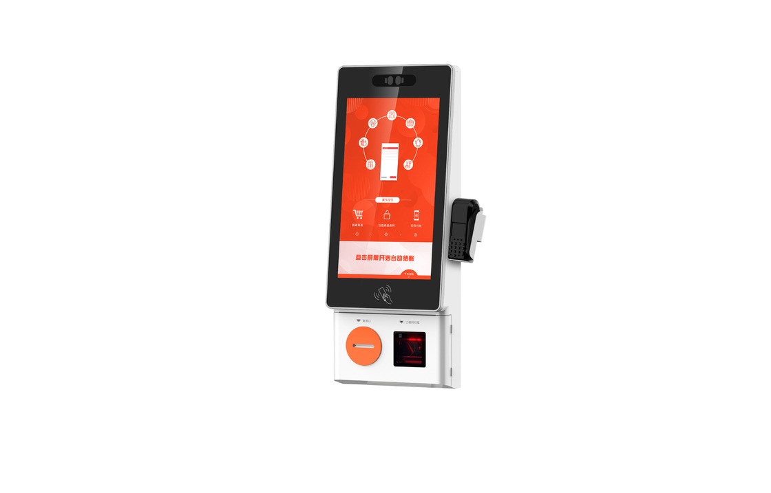 Antistaub-Innenkassen-Kiosk, der sehr gut auf den QR-Scanner für Kreditkarten reagiert 2