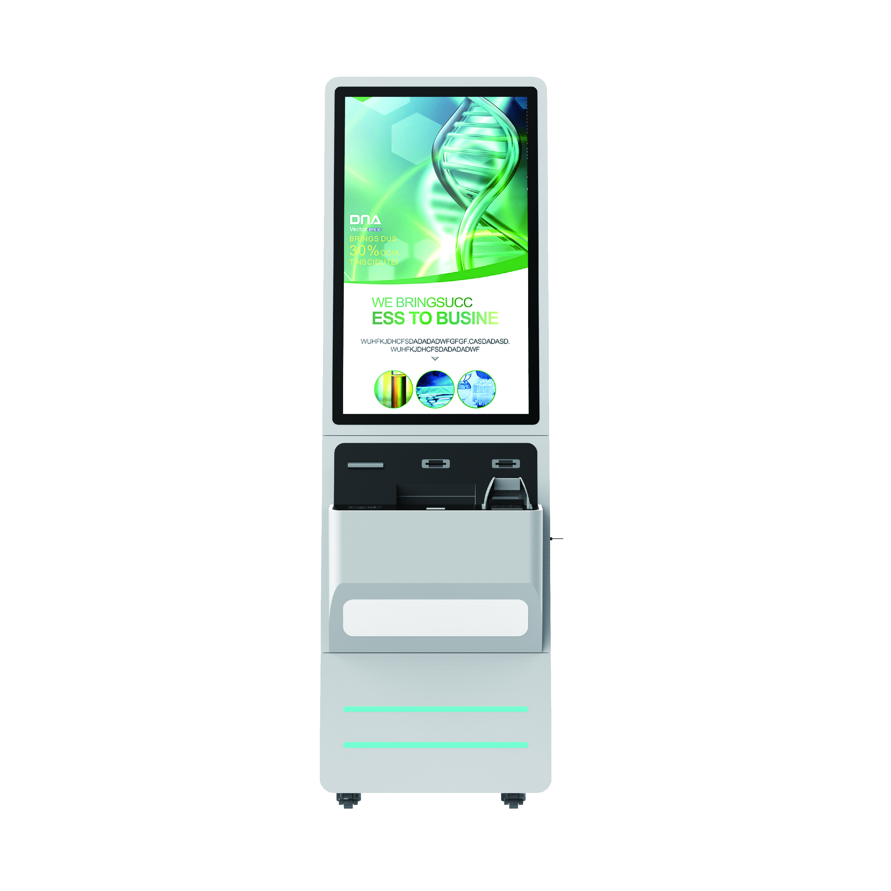 Hospital Self-Service Payment Chèque dans le kiosque pour la vérification des informations1753239816500140 4