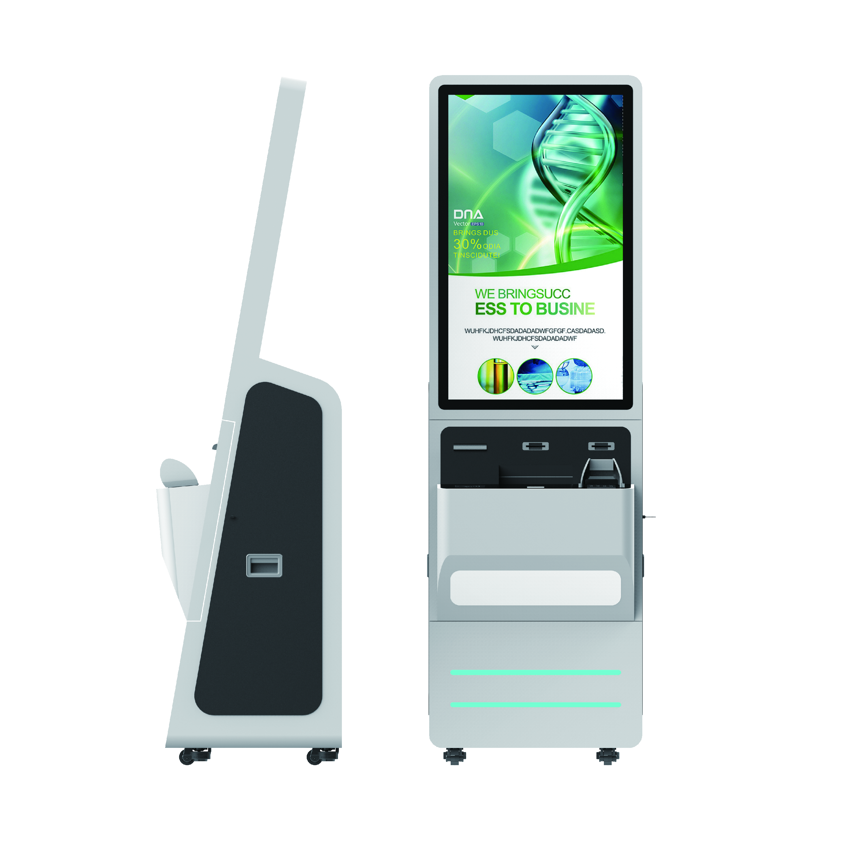 Hospital Self-Service Payment Chèque dans le kiosque pour la vérification des informations1753239816500140 3