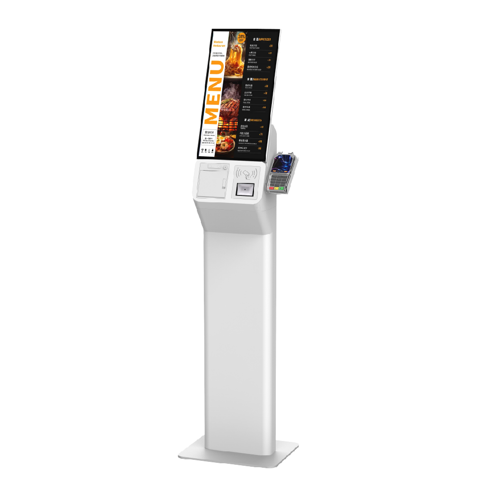 Antistaub-Innenkassen-Kiosk, der sehr gut auf den QR-Scanner für Kreditkarten reagiert1733207622495421 5