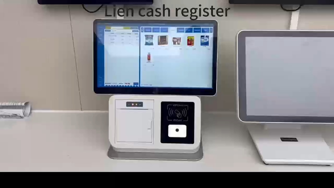 Caja registradora TPV de escritorio con pantalla táctil de 15,6 pulgadas | Sistema TPV todo en uno para comercios y restaurantes 1